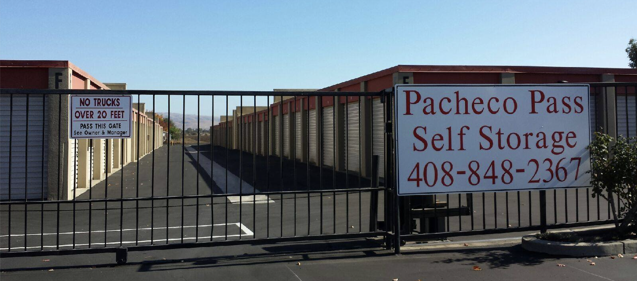 Pacheco Pass Self Storage in Gilroy, CA